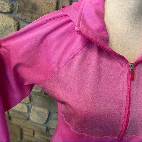 Fila Women’s Hoodie Zipper Pocket Sweat Jacket Pink small - medium - Picture 3 of 13